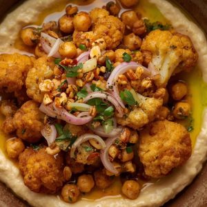Baharat Spiced Cauliflower (Vegan)